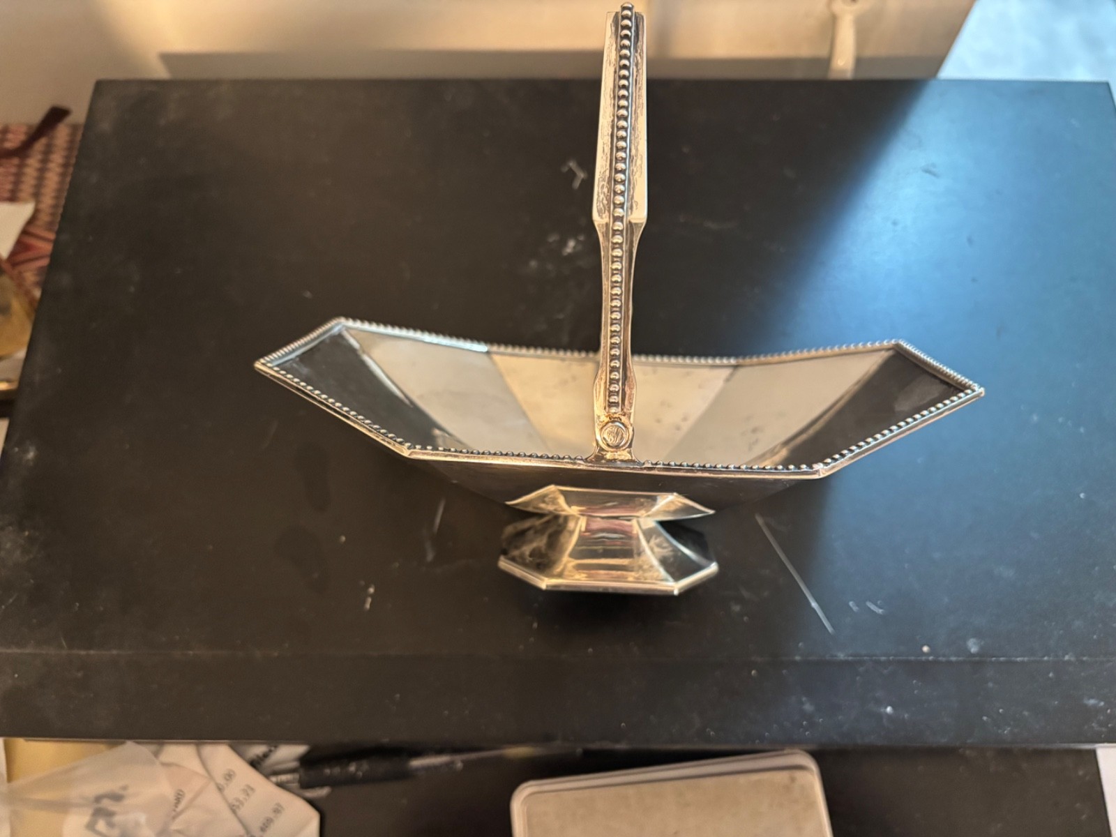 Tiffany Unique Sterling Silver Basket Very Choice Condition 6 1/2 STD Oz