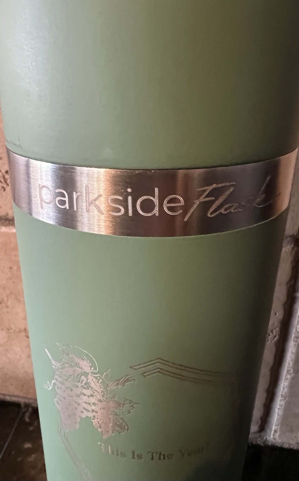 Parkside High Camp Flask 750ml Sage Green (New)