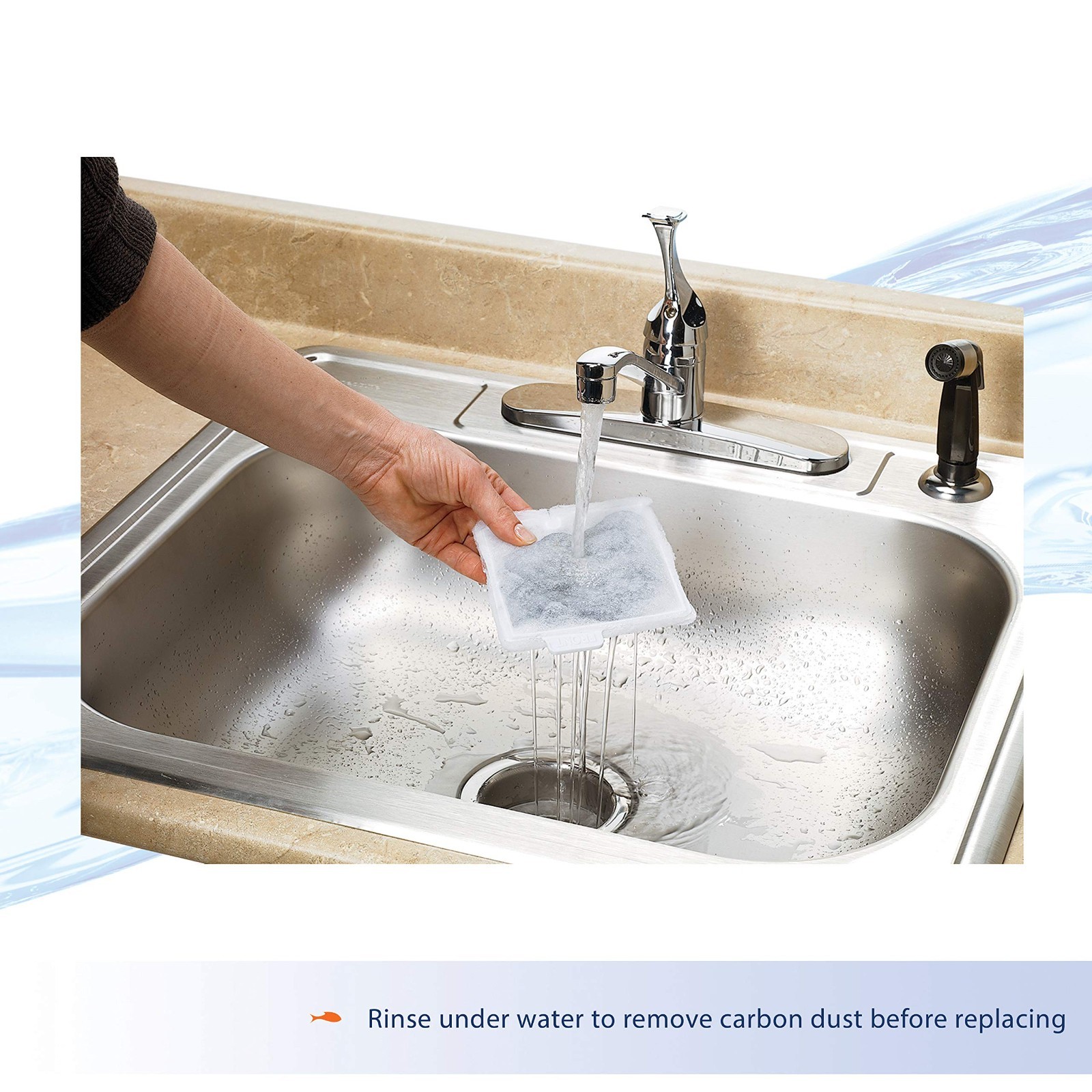 Aqueon Replacement Filter Cartridges Large – 12 Pack Aquarium Filters