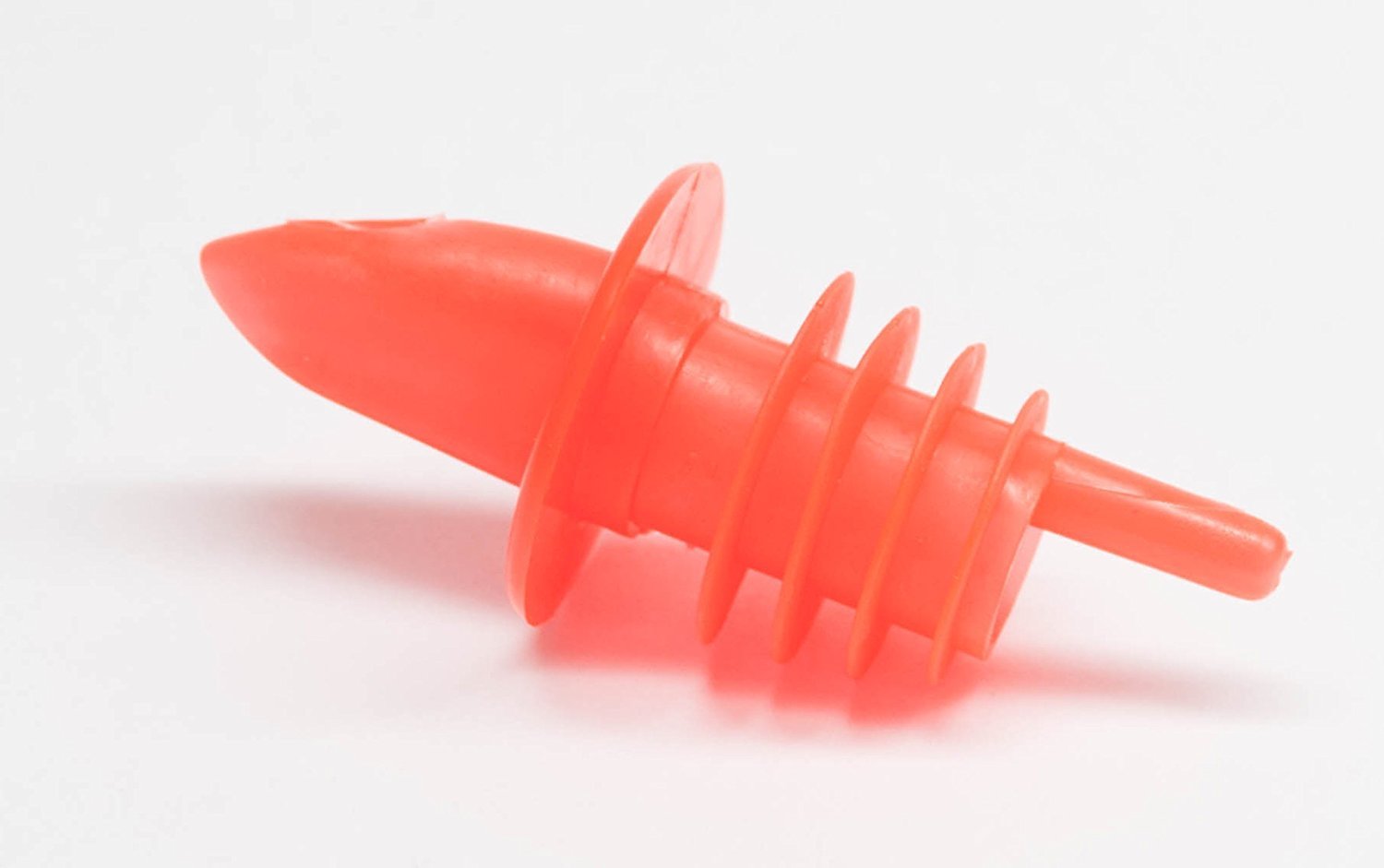 12 Pcs Red Plastic Liquor Free Flow Bar Wine Bottle Pourer Pour Spout Stopper