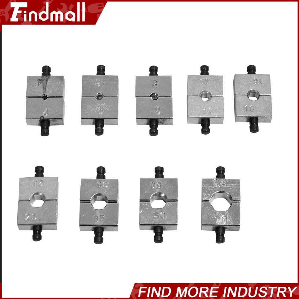 Findmall 10Ton Hydraulic Crimper Crimping Tool Wire Battery Cable Lug Terminal