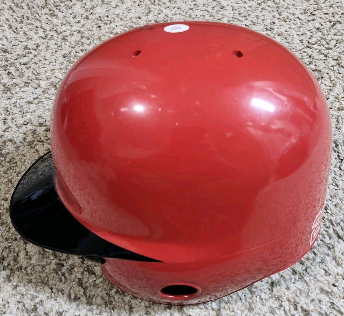 Jose Rijo 2002 Game Used Cincinnati Reds Batting Helmet