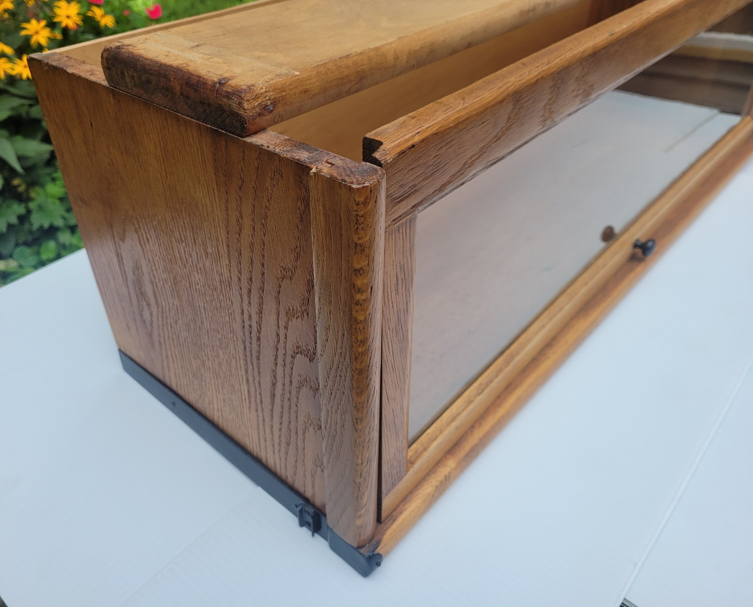 Antique Macey Oak Barrister Bookcase 10 1/2" Tall Section #1