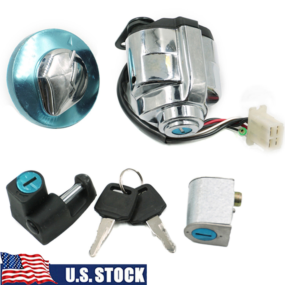 For Honda Shadow 750 VT750 VLX 600 VT600 Ignition Switch Fuel Gas Cap Lock Key