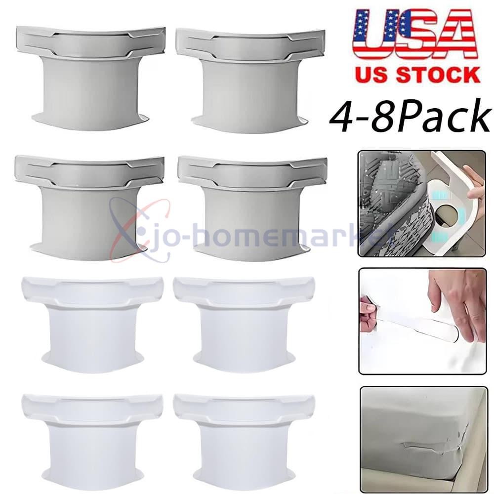 4/8Pack Lock Sheet Holders, Heavy Duty Panel Holder, Easy One-Time Installation