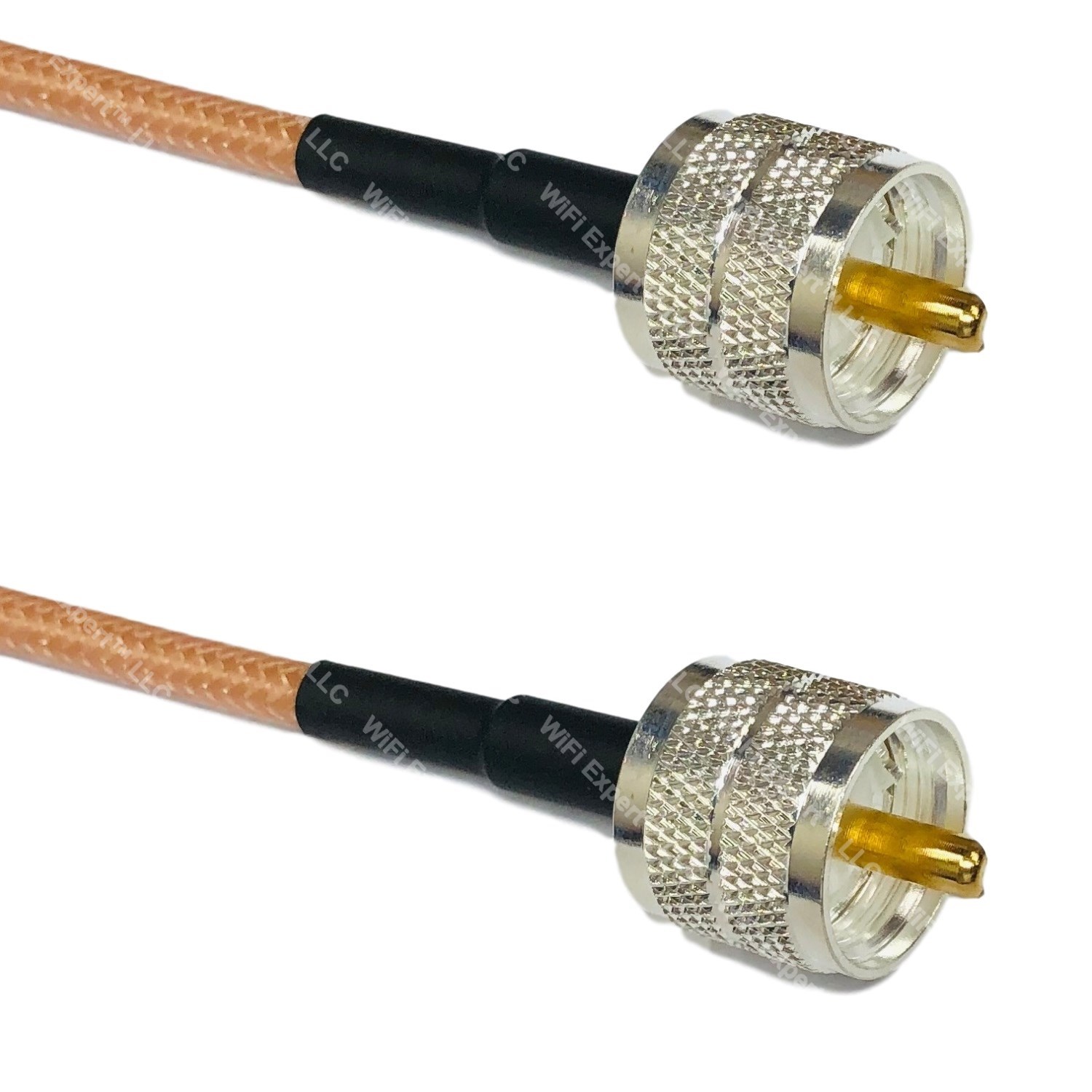 RG400 Silver PL259 UHF Male to PL259 UHF Male Coax RF Cable USA Lot