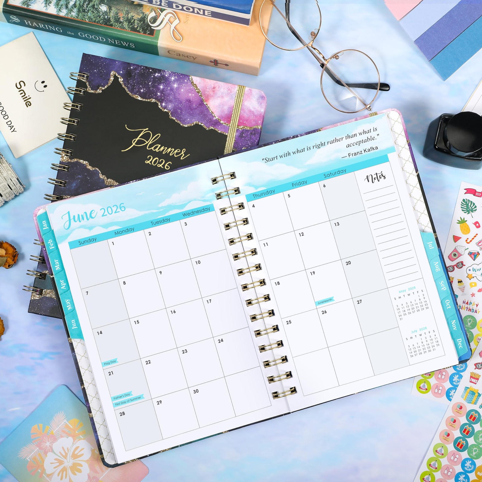 2026 Planner - Weekly Monthly Planner 2026, JAN 2026 - DEC 2026, 6.4 x 8.5, ...