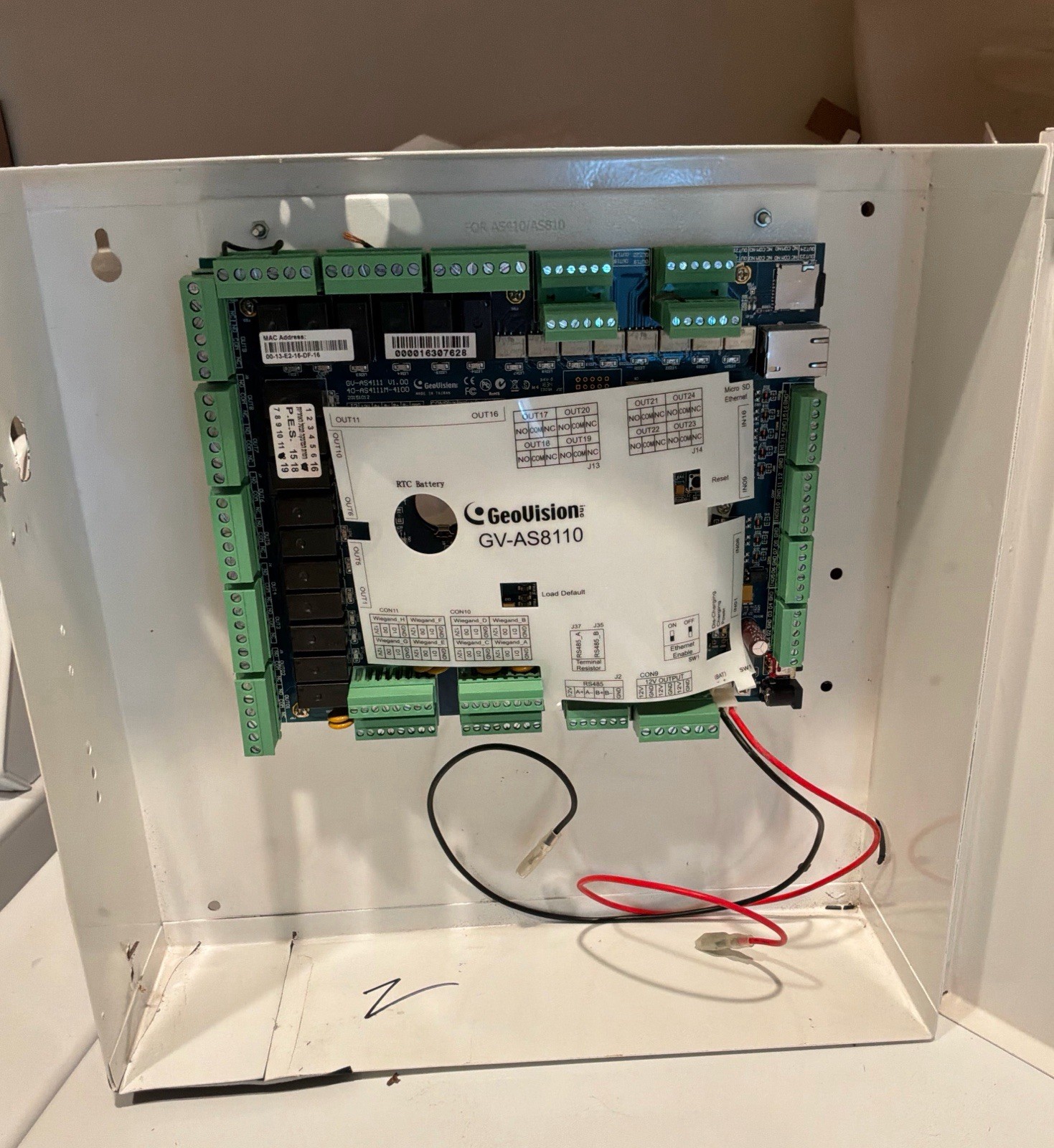 GeoVision GV‑AS810 8‑Door IP Access Controller