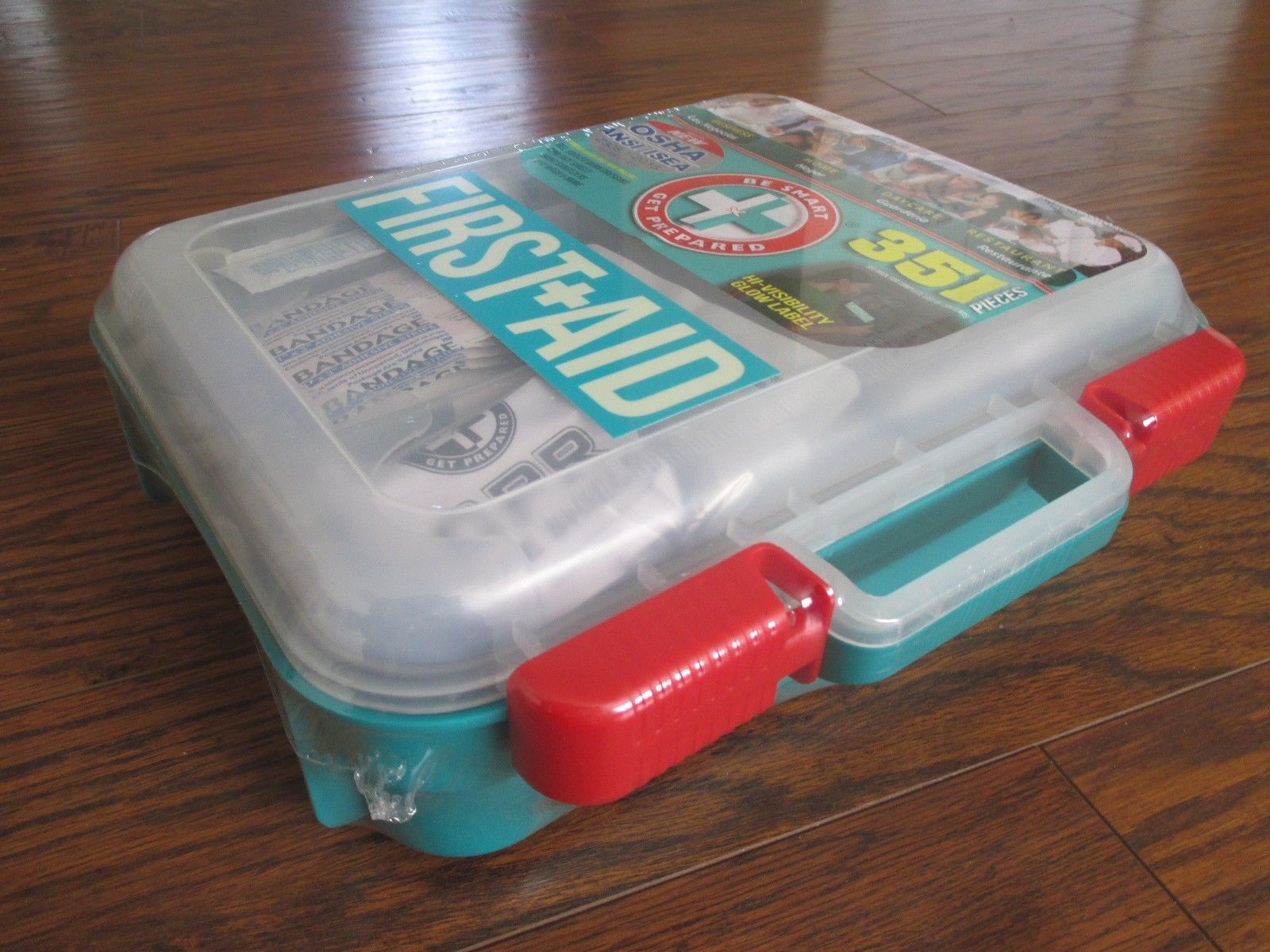 NEW 351 pc Emergency First Aid Kit Workplace OSHA ANSI FREE SHIPPING