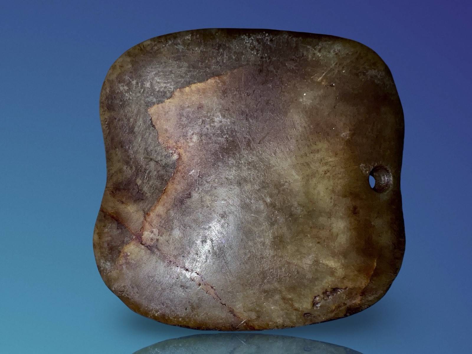 Pueblo Native American Turtle Fetish Pendant c.1800s – Pump Drilled