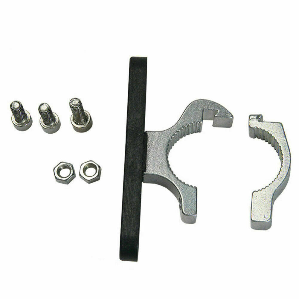 Bike Bicycle Water Bottle Cage Holder Clamp-Clip Handlebar Bracket Mount Adapter