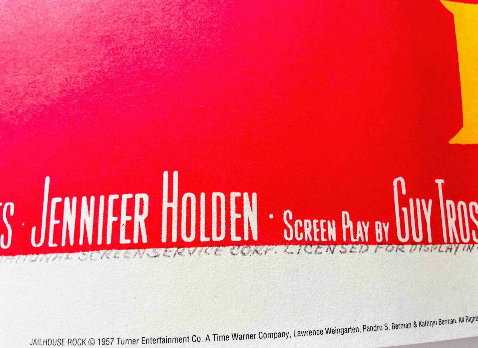 ELVIS PRESLEY Jail House Rock 1957 Movie Theater Poster Reproduction 27x41