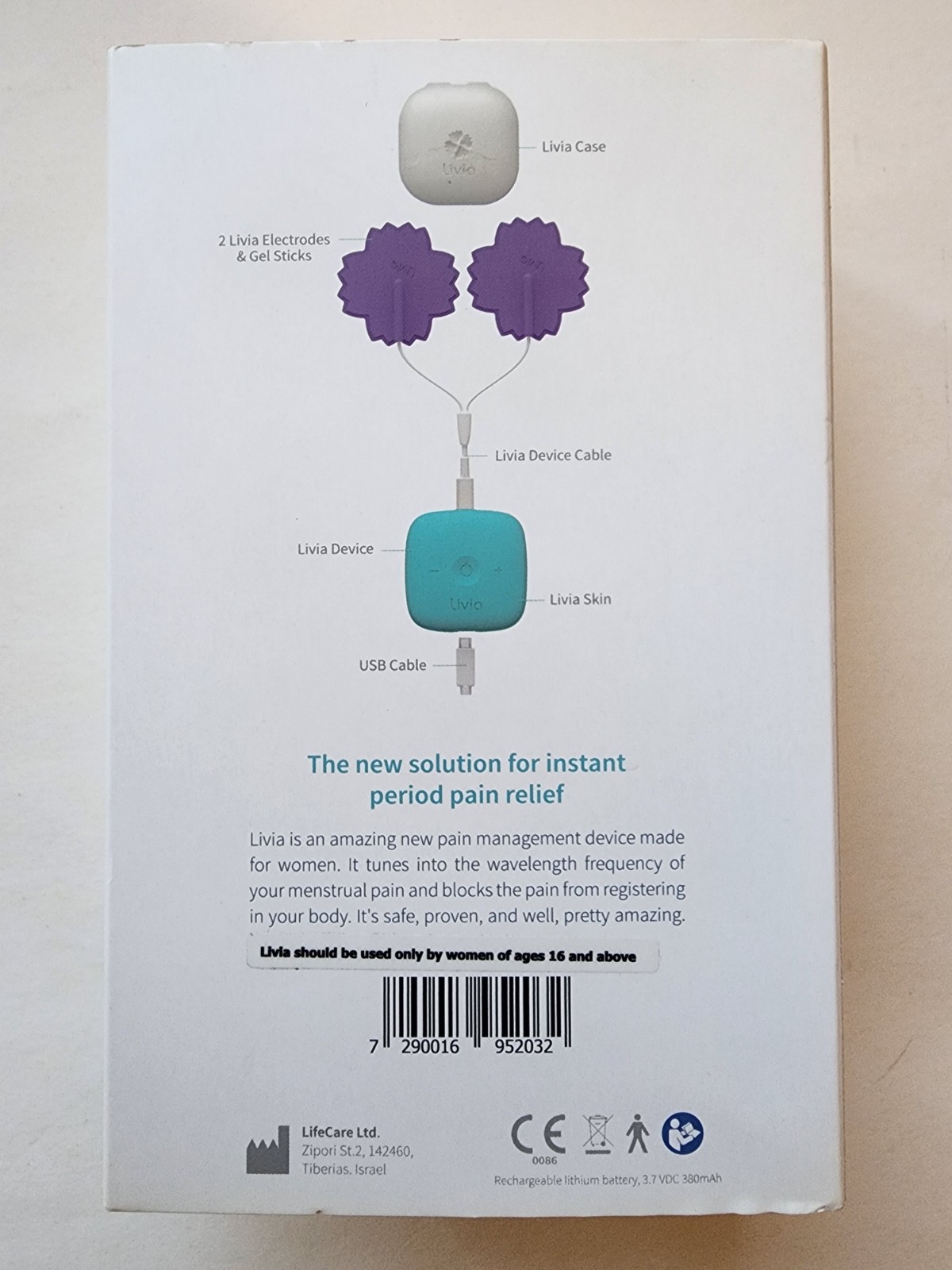 Livia Device - The Off Switch for Menstrual Pain - NEW