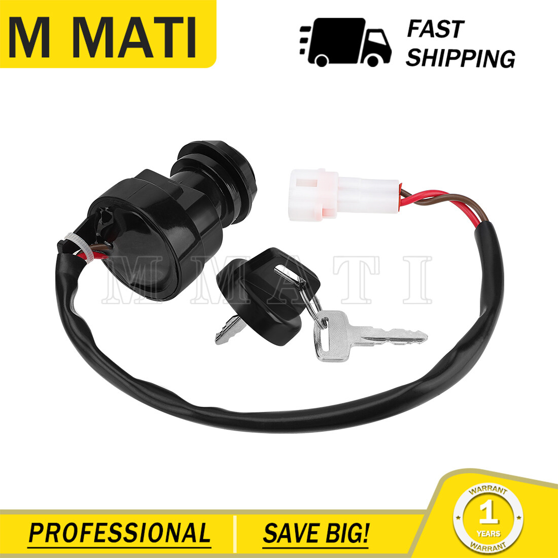 5LP-82510-00-00 Ignition Key Switch for Yamaha Bruin 350 YFM350 2004 2005 2006