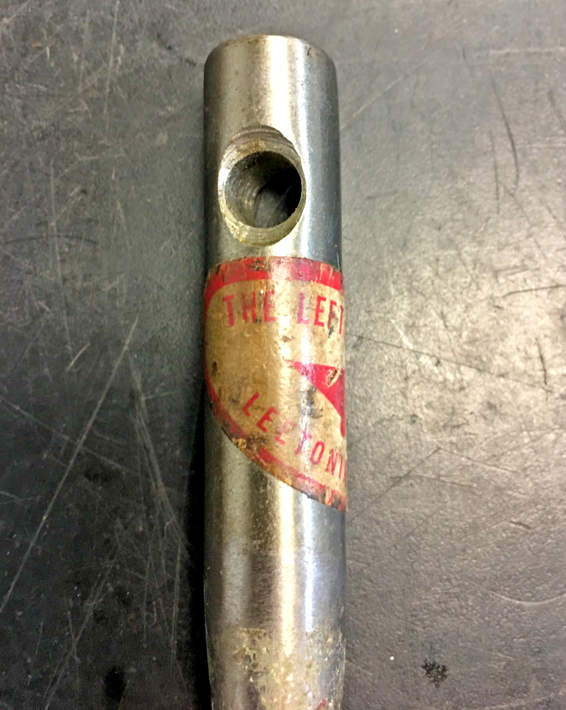 THE LEETONIA TOOL CO. PLUMB BOB 6" LONG, USA OHIO