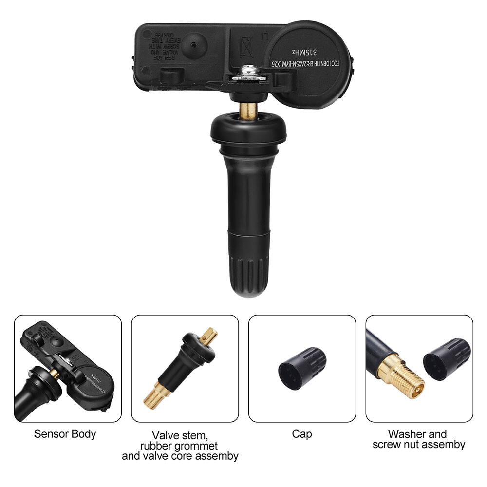 (4) OEM TPMS Tire Pressure Monitoring Sensors for Chevy GMC 13586335/13598771