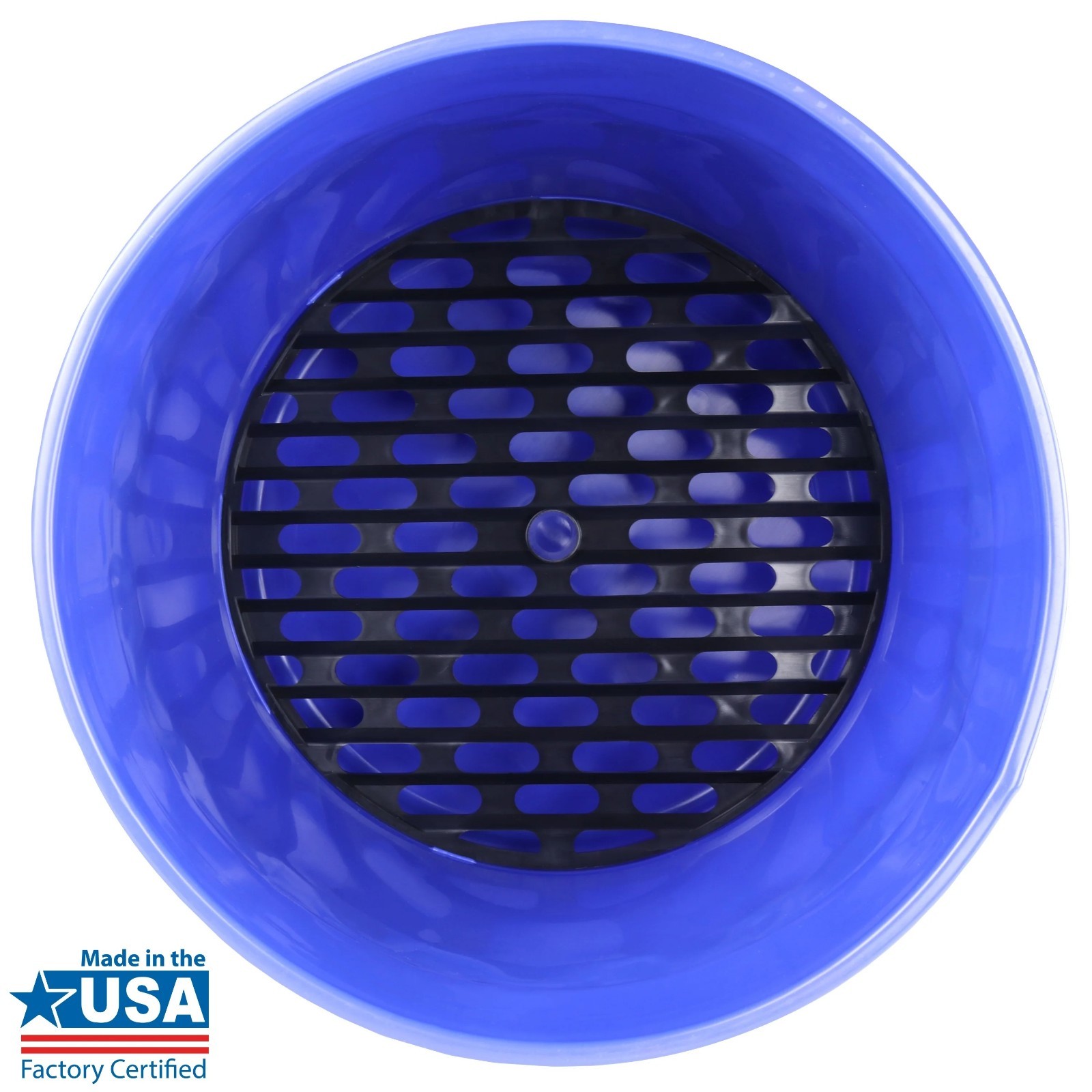 Auto Drive 4 Gallon Car Plastic, Wash Bucket with Grit Screen and Carry Handle