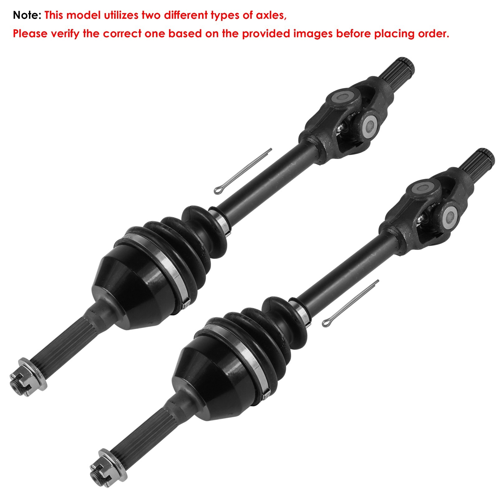 Front Left And Right Complete CV Joint Axles for Polaris Sportsman 500 4X4 2004