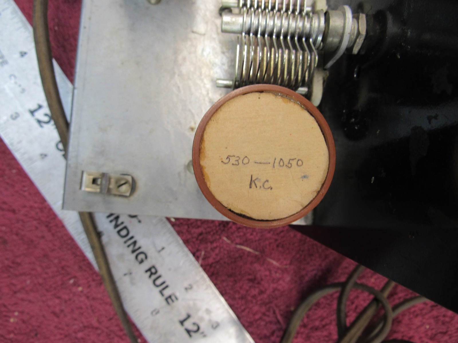 VINTAGE PHILMORE Kit Radio Tuner 530-1050 kc Coil General Radio Dial