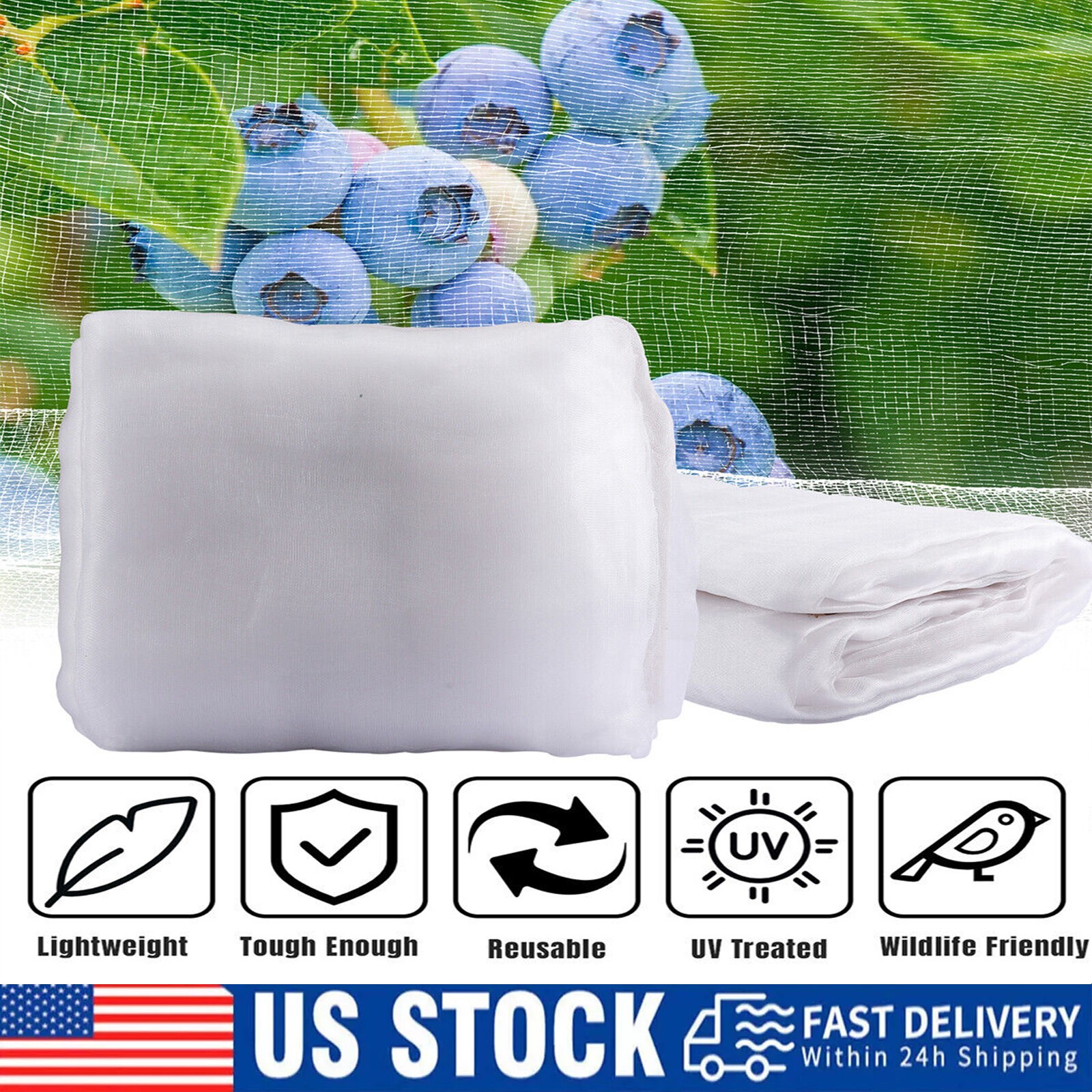 Garden Anti Bird Netting Pond Net Protection Crops Plants Fruits Mosquito Mesh