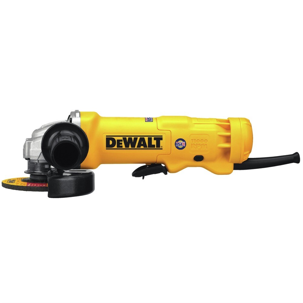 DEWALT DWE402WR 11 Amp 4-1/2" Angle Grinder w/Switch&Wheel Certified Refurbished