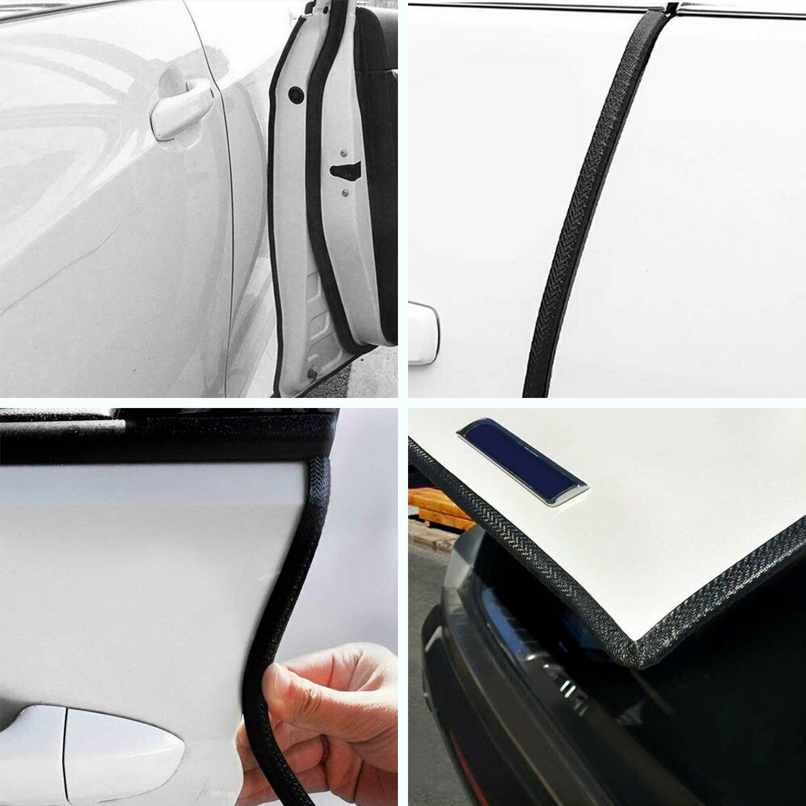 Universal U Shape Car Door Edge Trim Protector Edge Trim Seal Strip Edge Guard