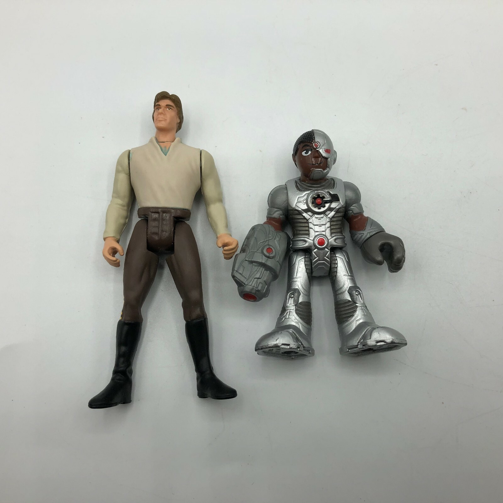 9 Piece Toy Lot WWE Star Wars Robot DC Comics Geobra Figures W5