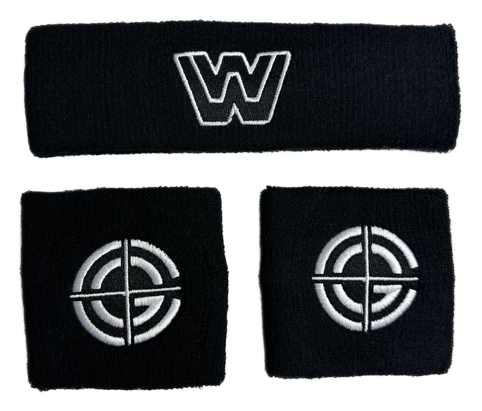 John Cena Word Life White Logo Headband Wristband Set