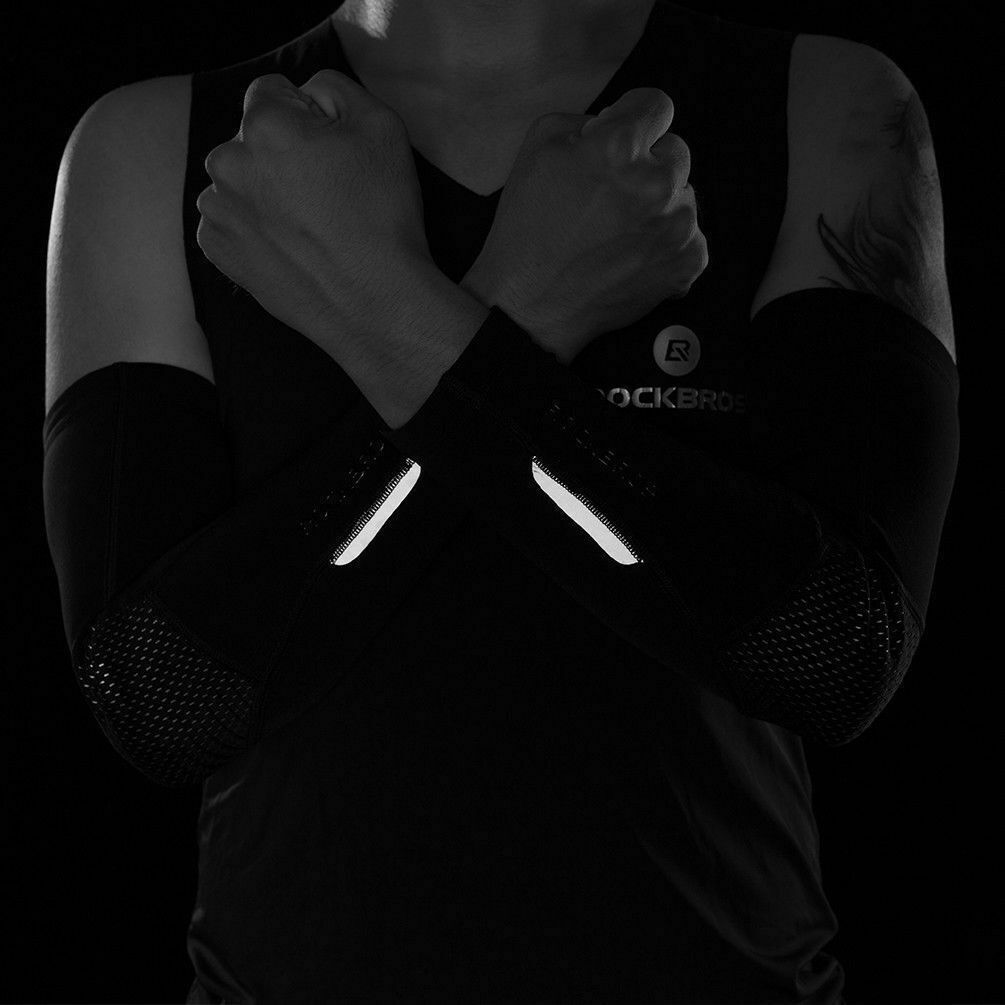 ROCKBROS Cycling Fleece Warm Arm Sleeves &Leg Covers Breathable Sports Fitness