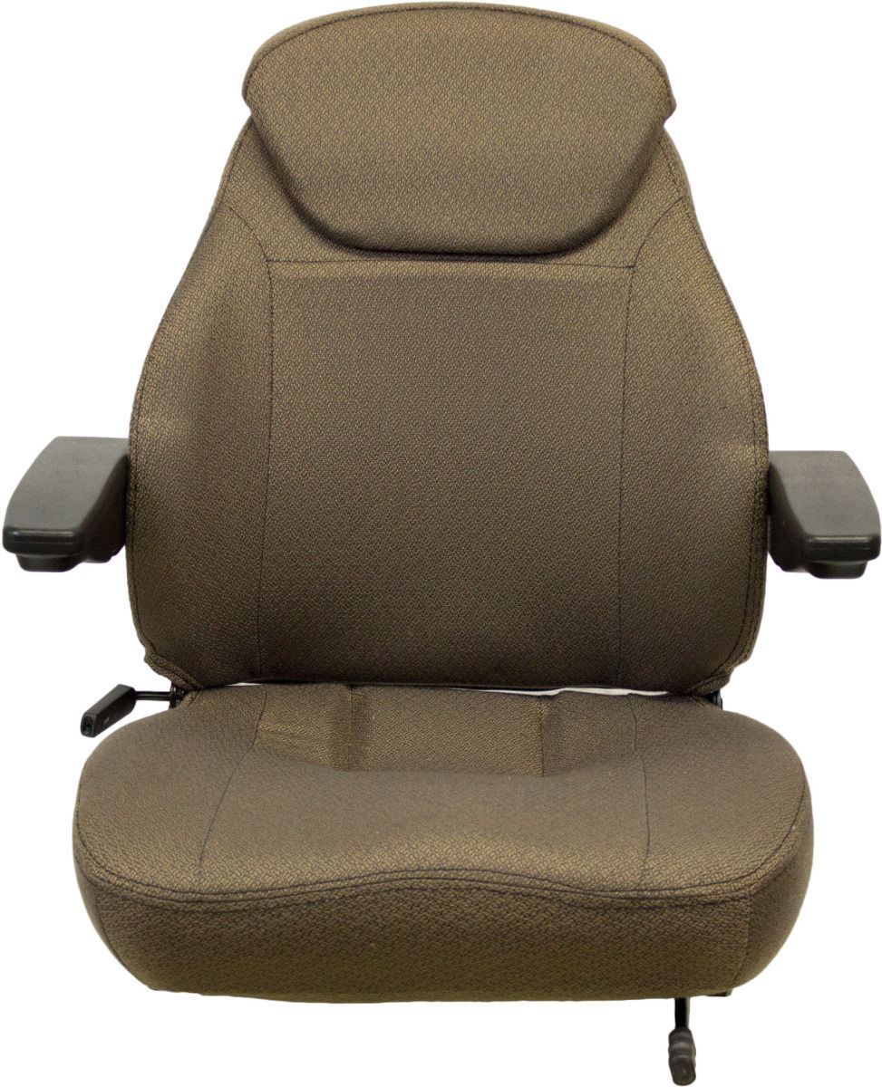 John Deere Brown Fabric Seat 6110 6110L 6120 6120L 6200 6210 6300 6400 6403 etc