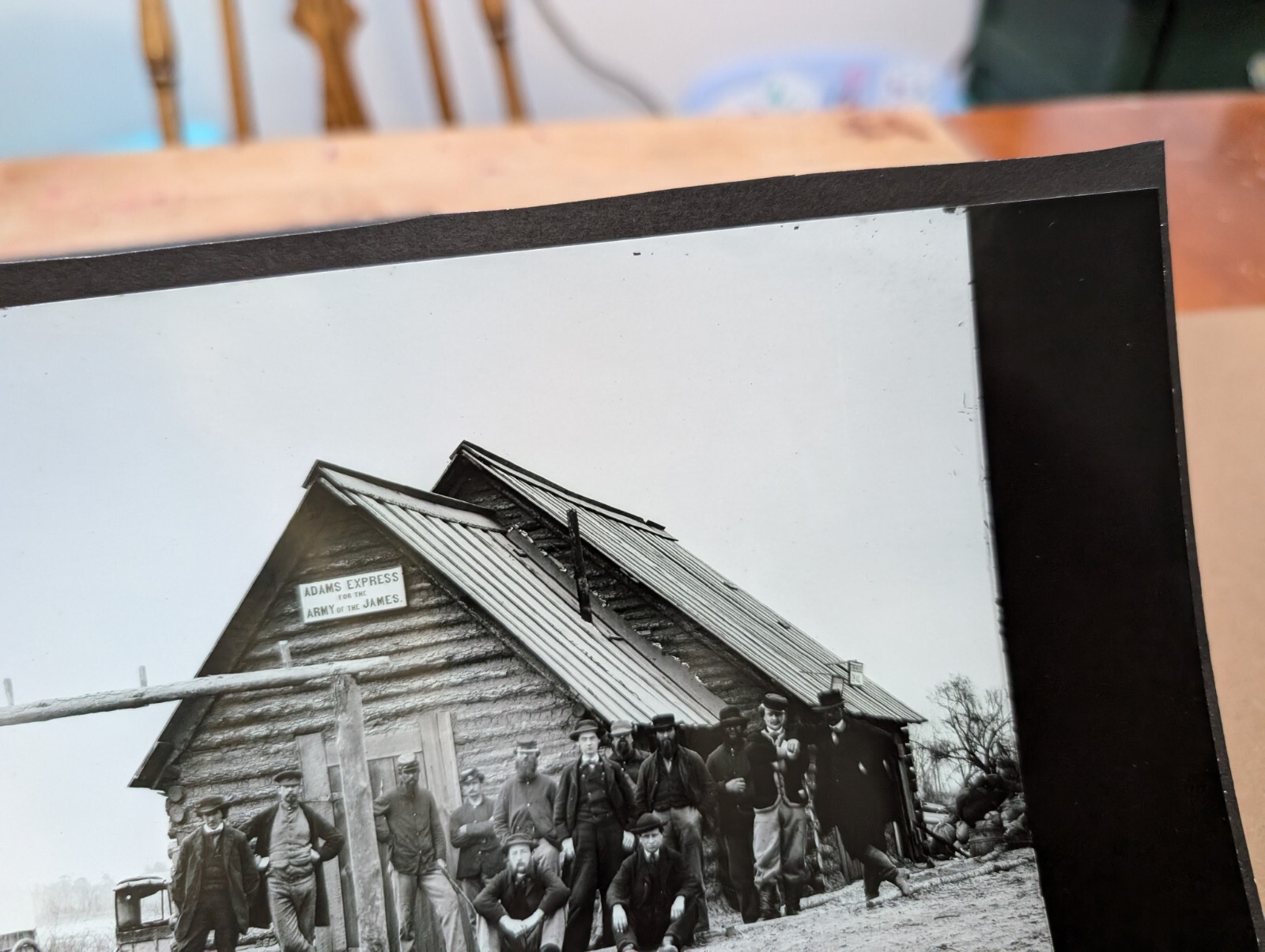 VTG Photo Adams Express For The Army Of The James Civil War Soldiers Framed