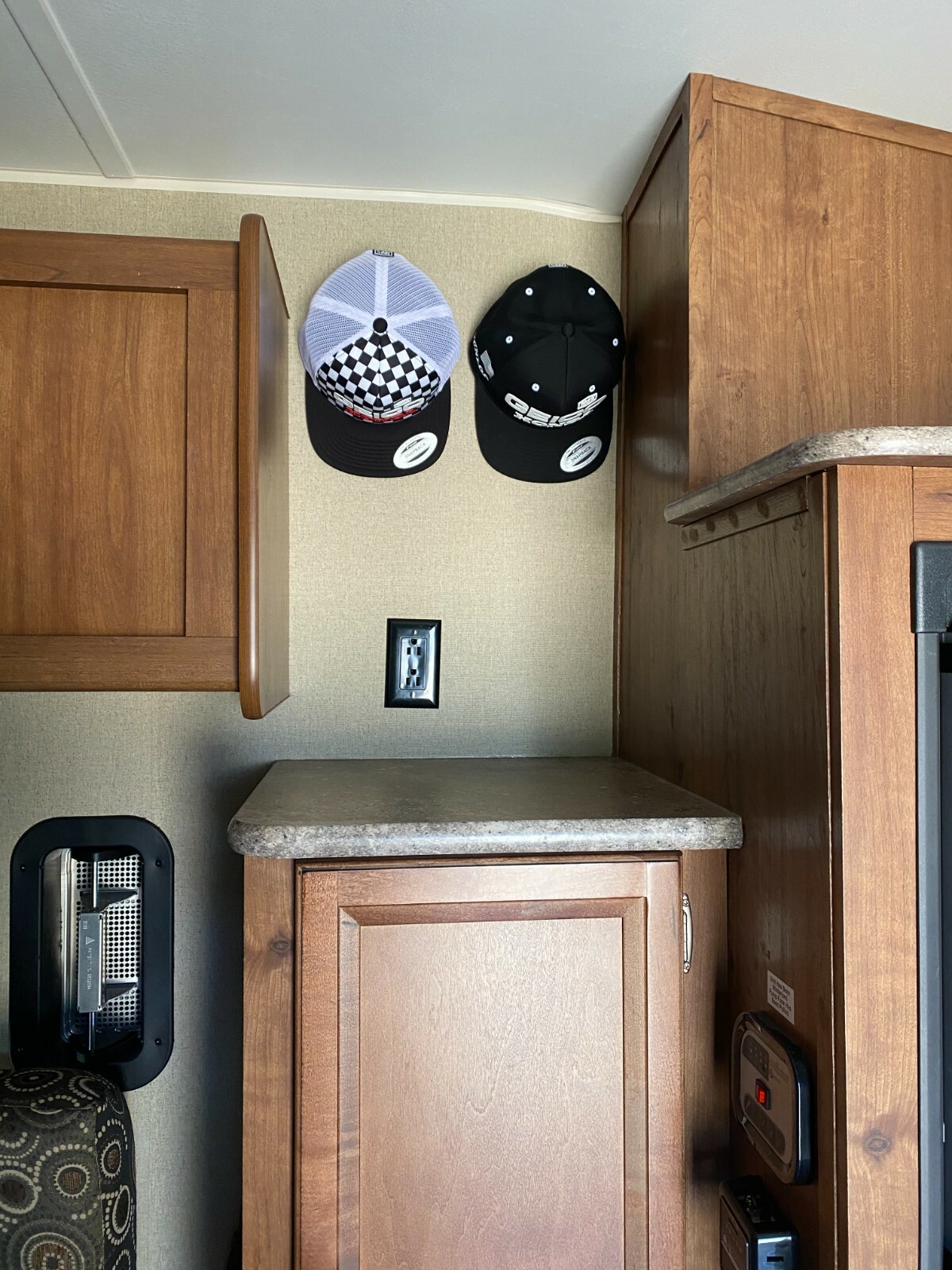 10 Pack Hat Hangers - Removable Tape Mounted - Rack Hook Cap Wall Mount No Nails