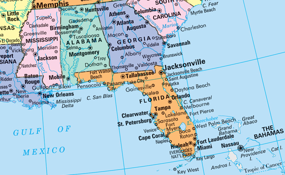 USA United States Wall Map Color Poster 32"x24" - LARGE PRINT Rolled Paper