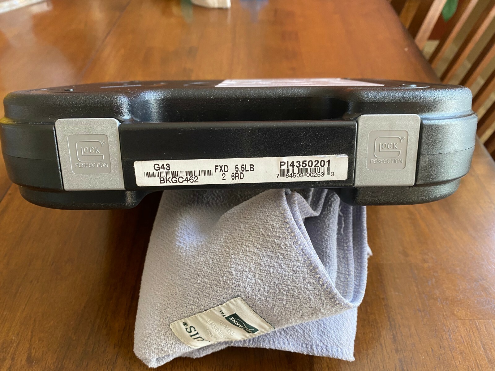 *SALE Glock Factory Hard Pistol Case,Manuel,Lock,Clean Rod&Brush,FREE 3 DAY SHIP