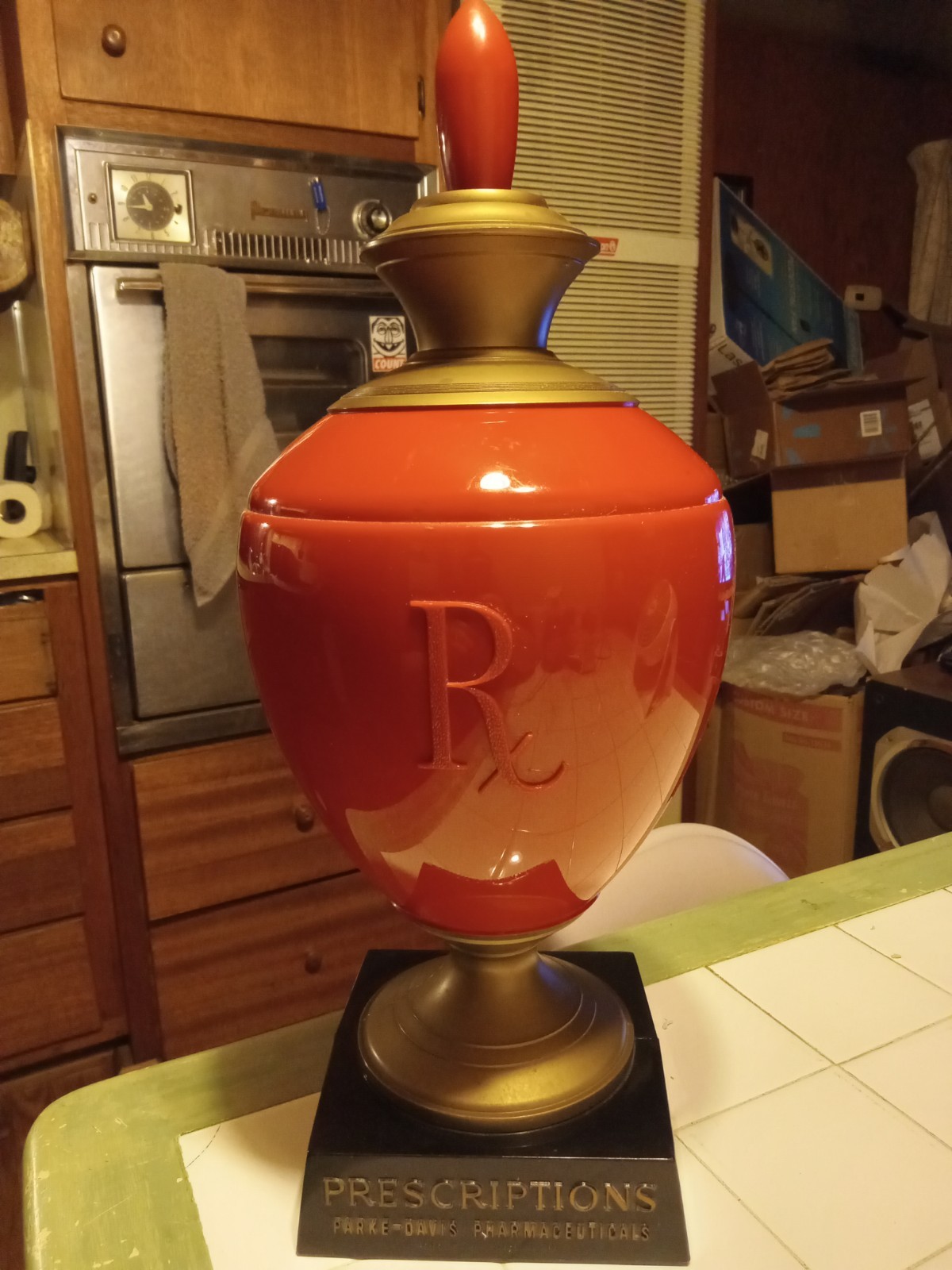 Pharmaceuticals Rx Pharmacy Apothecary Lights Parke-Davis Lamp