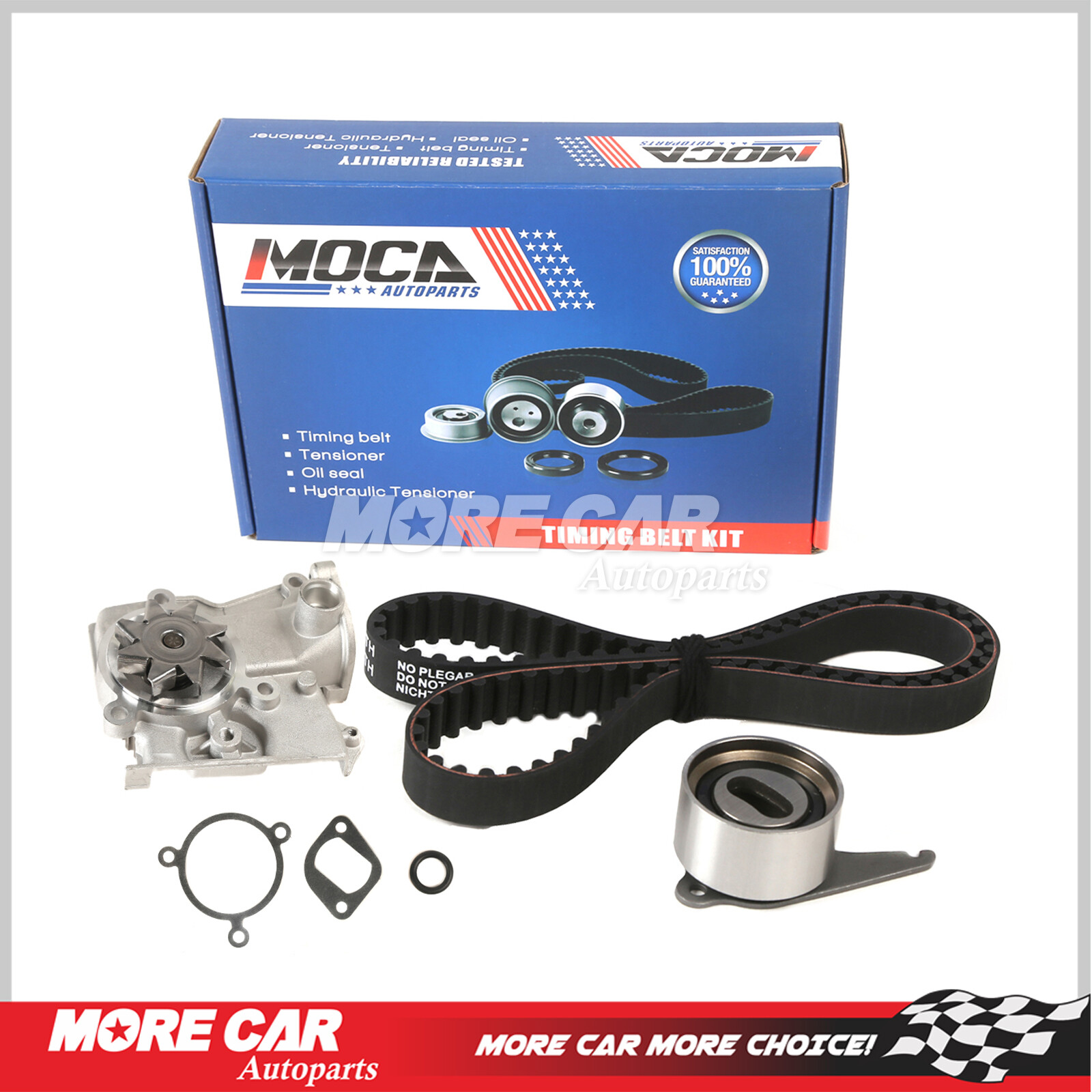 Timing Belt Kit Water Pump for 1986-1987 Mazda B2000 626 Turbocharged 2.0L L4 FE