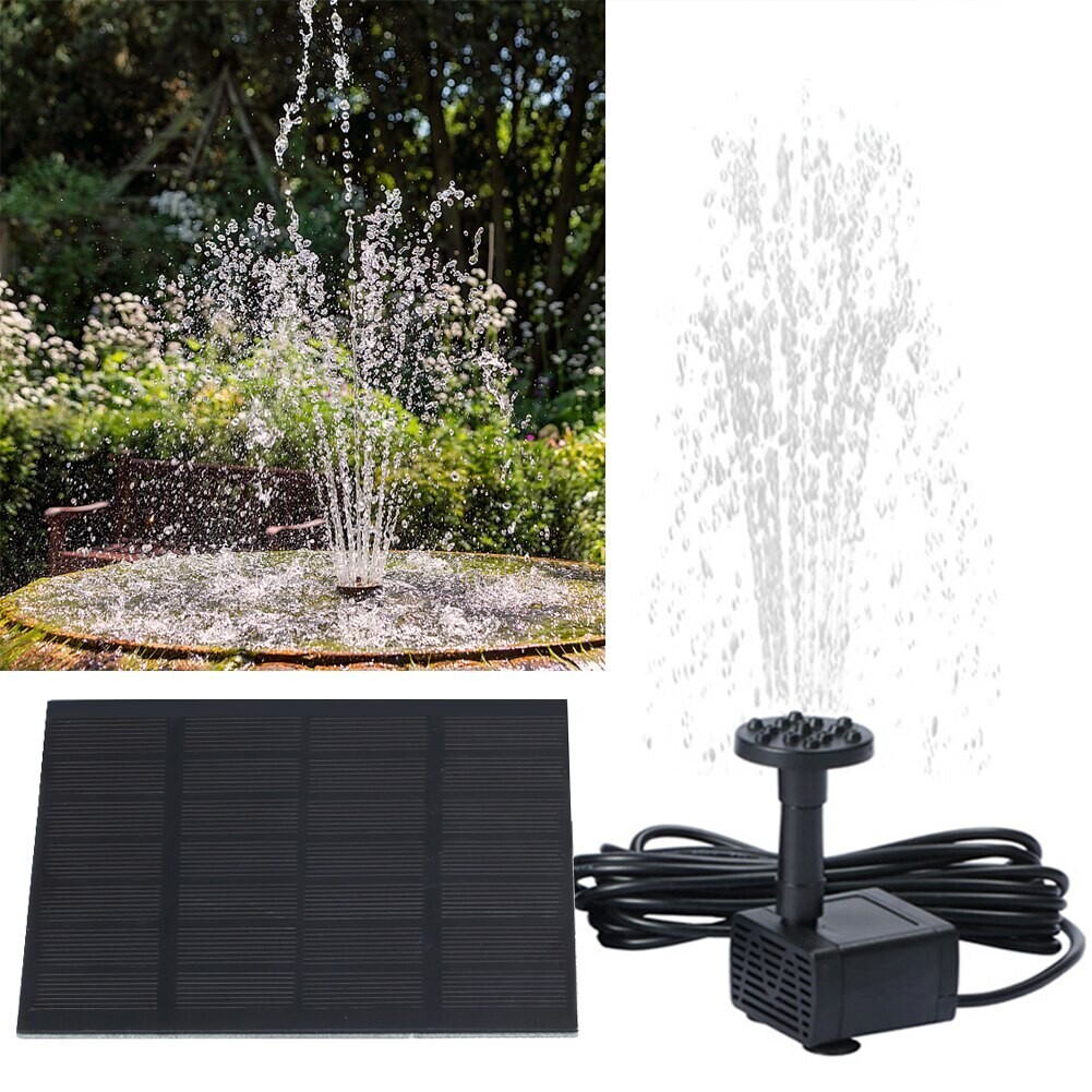 Solar Power Fountain Floating Water Pump for Bird Bath Pond Pool