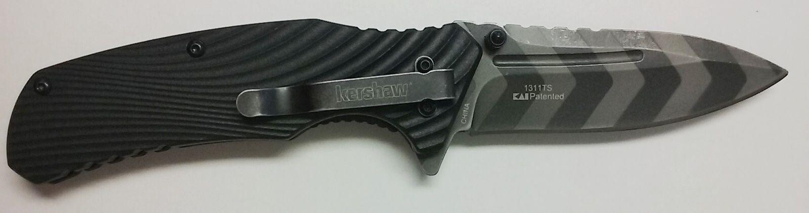Kershaw - DISCONTINUED Trace 1311TS Tiger Stripe Spring Assist FLIPPER knife KAI