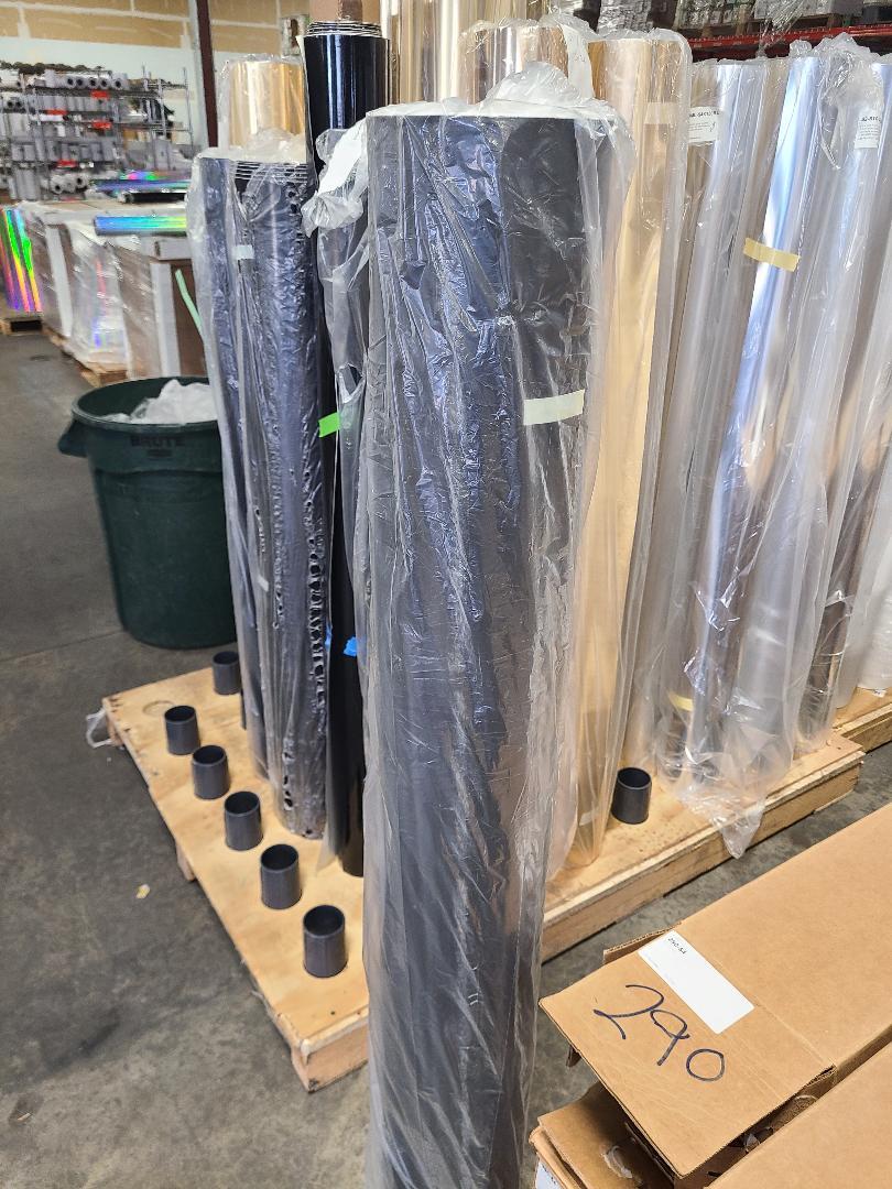 Black Color Sign Vinyl Cut Calendar Self-Adhesive (Like Oracal 651) 5-year Rolls