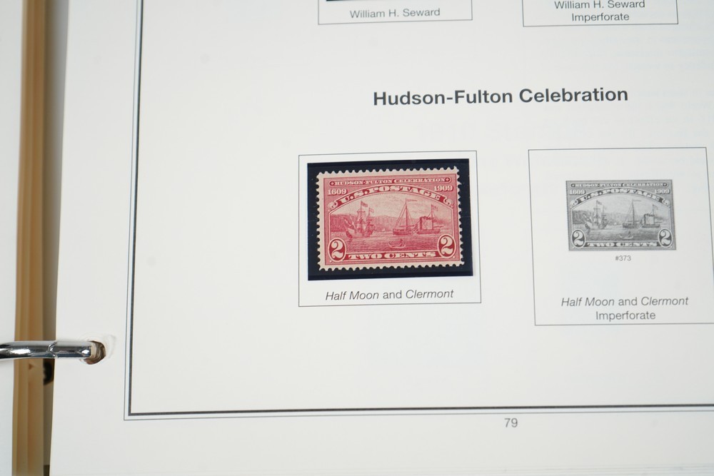 US 1890s-1980s COLLECTION OF 650+ STAMPS MINT & USED STORED IN MYSTIC ALBUM