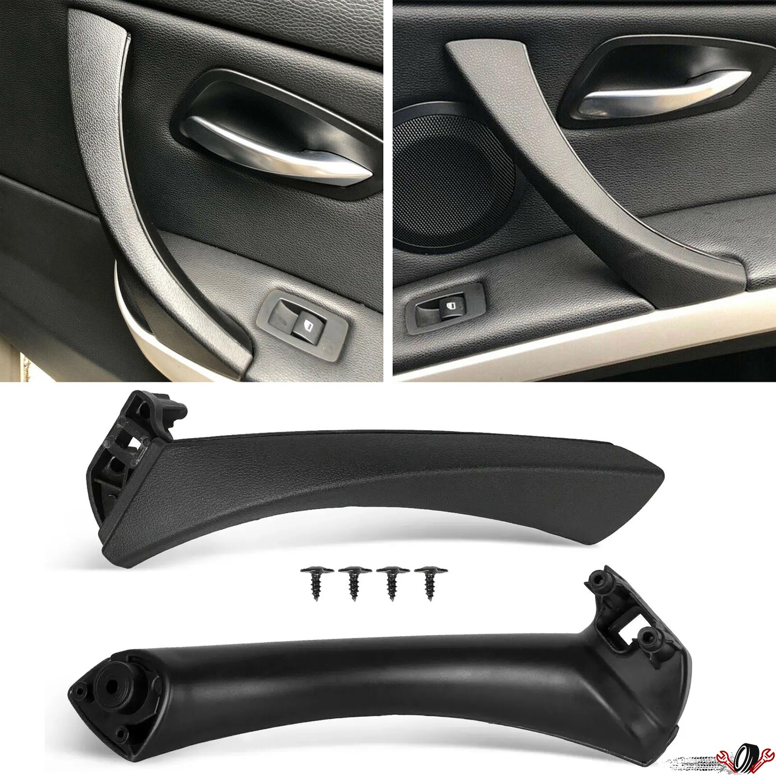 Door Handle Panel Interior Right Fits Passenger 04-2012 BMW E90/E91/E92 3-Series