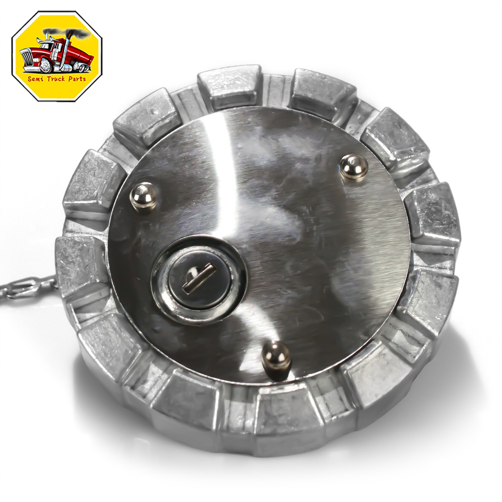 2x Locking Fuel Cap Fits Kenworth Peterbilt Freightliner Western Star SNV431089