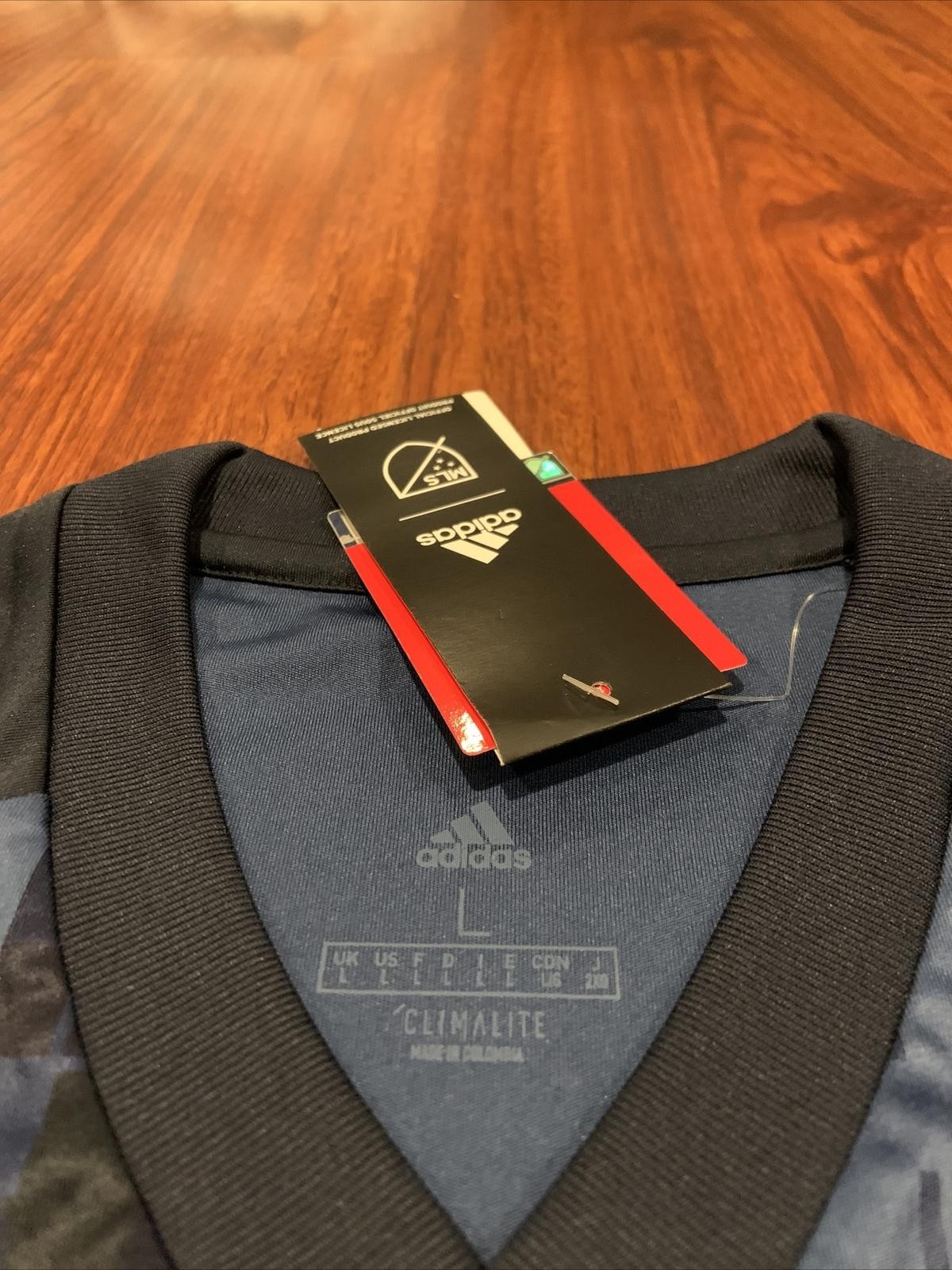 2019 Adidas Men’s Los Angels LA Galaxy Away Soccer Jersey Large L MLS US