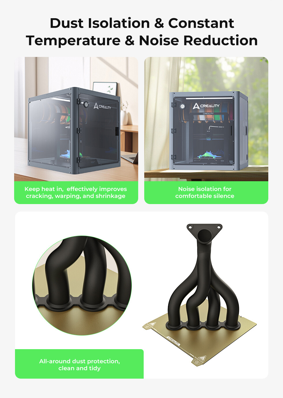 Creality Multifunctional Protective Cover for Creality Hi/Ender-3 V3 SE/V3 KE