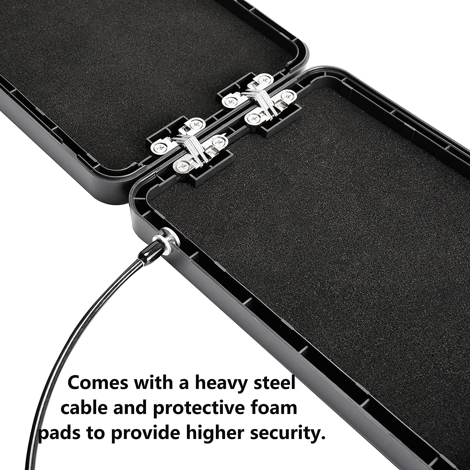 Gun Safes for Pistols, Small Pistol Safe Portable Safe Plastic Car Travel Safe