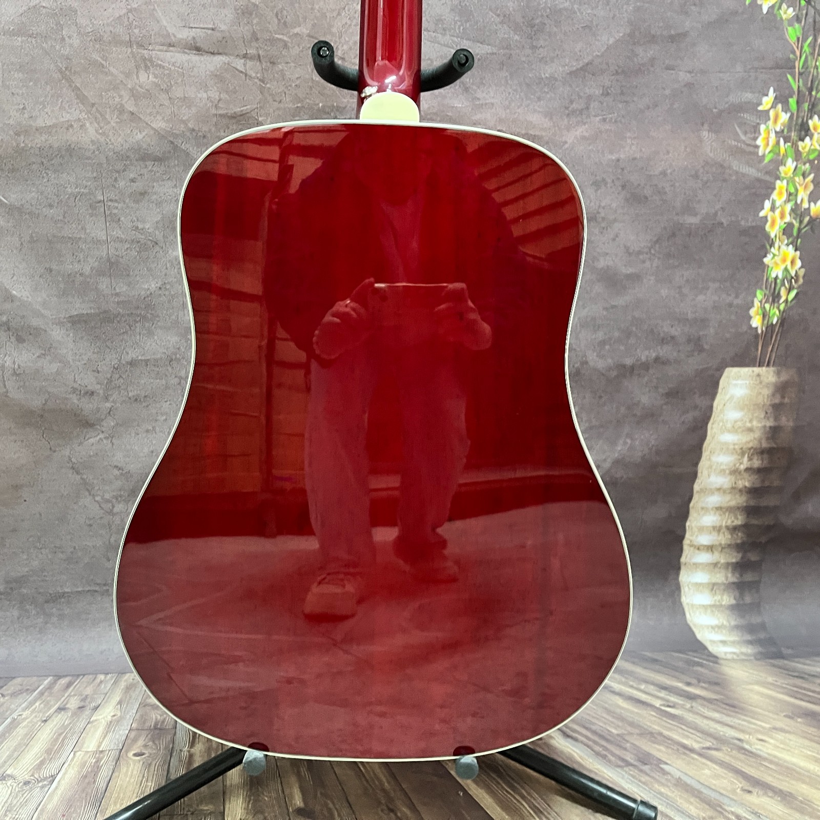 US warehouse Hummingbird acoustic guitar rosewood fingerboard CHERRY SUNBURST