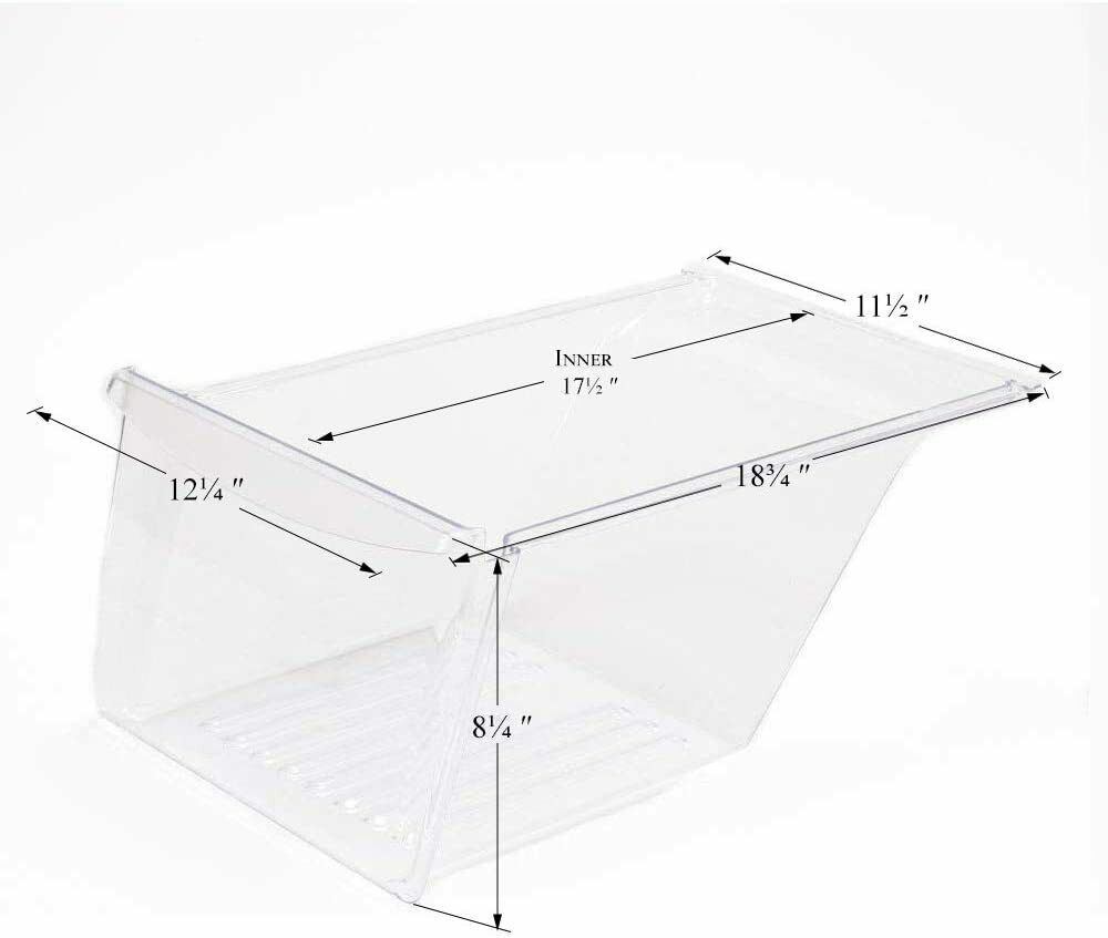 Crisper Pan ( Bottom ) Compatible with Frigidaire Kenmore Refrigerator 240343803