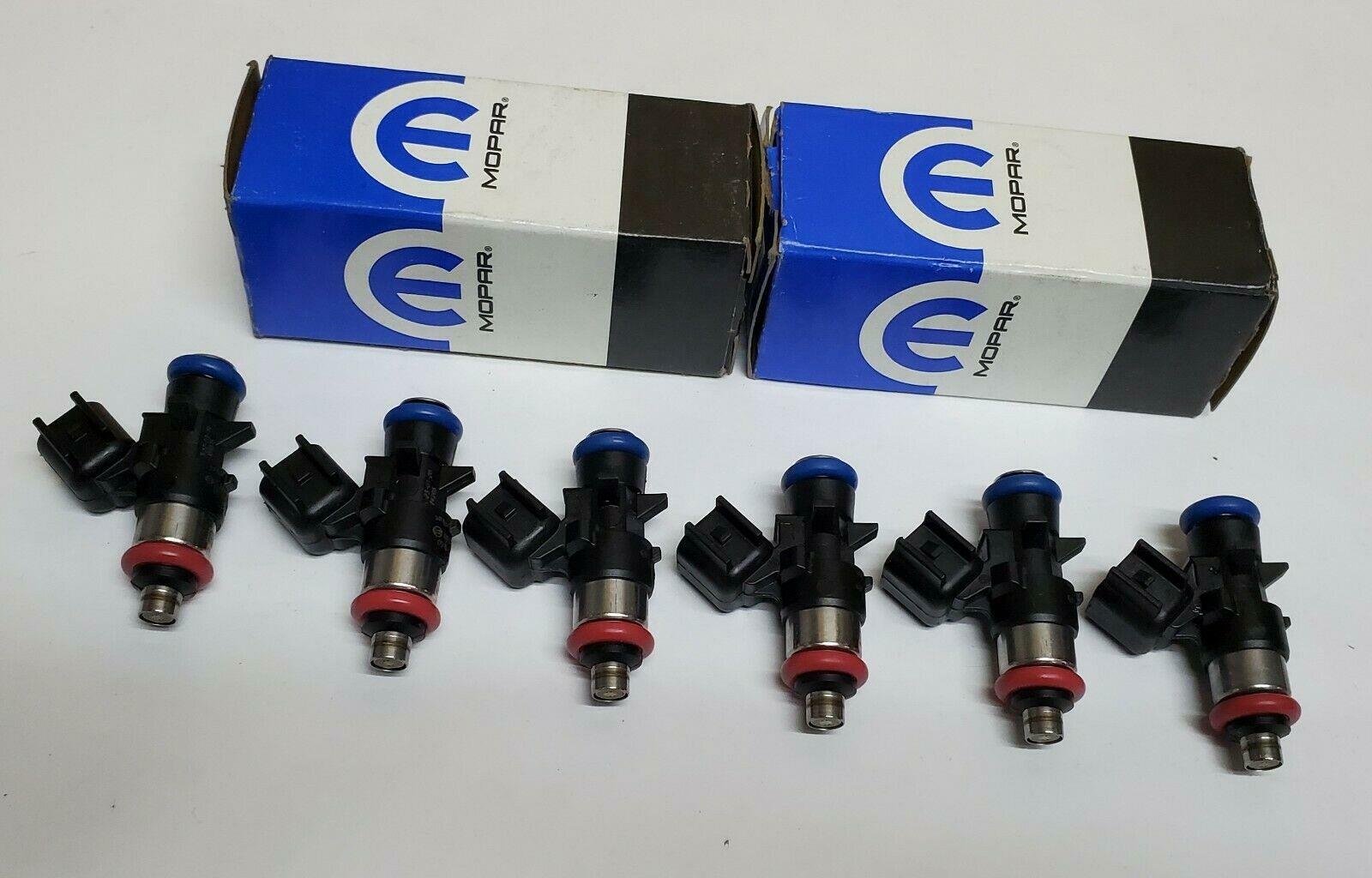 New OEM ORIGINAL MOPAR FUEL Injectors WRANGLER Challenger 3.6L 6 PCS 5184085AC