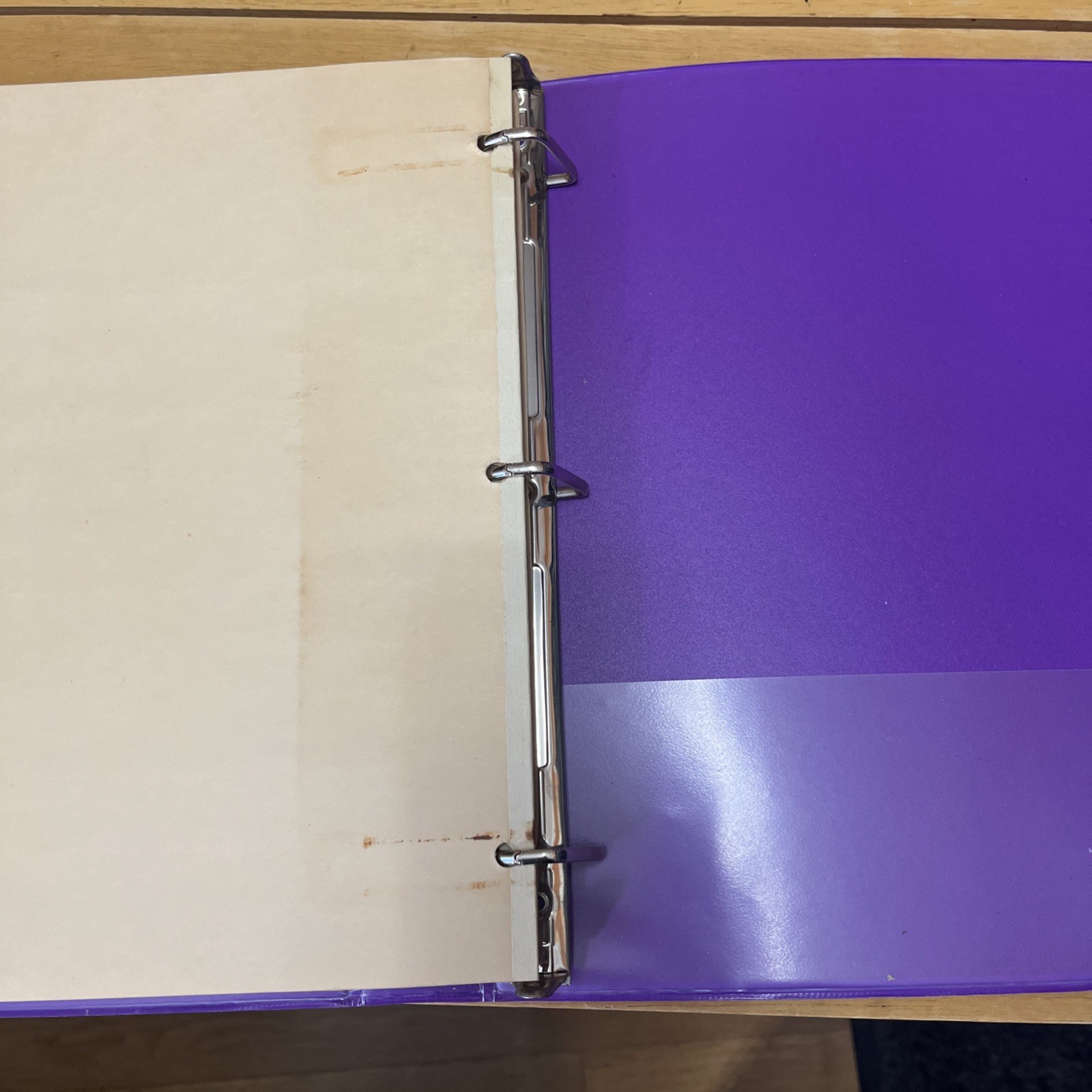 22 Manilla Pages In 1.5” 3 Ring Binder