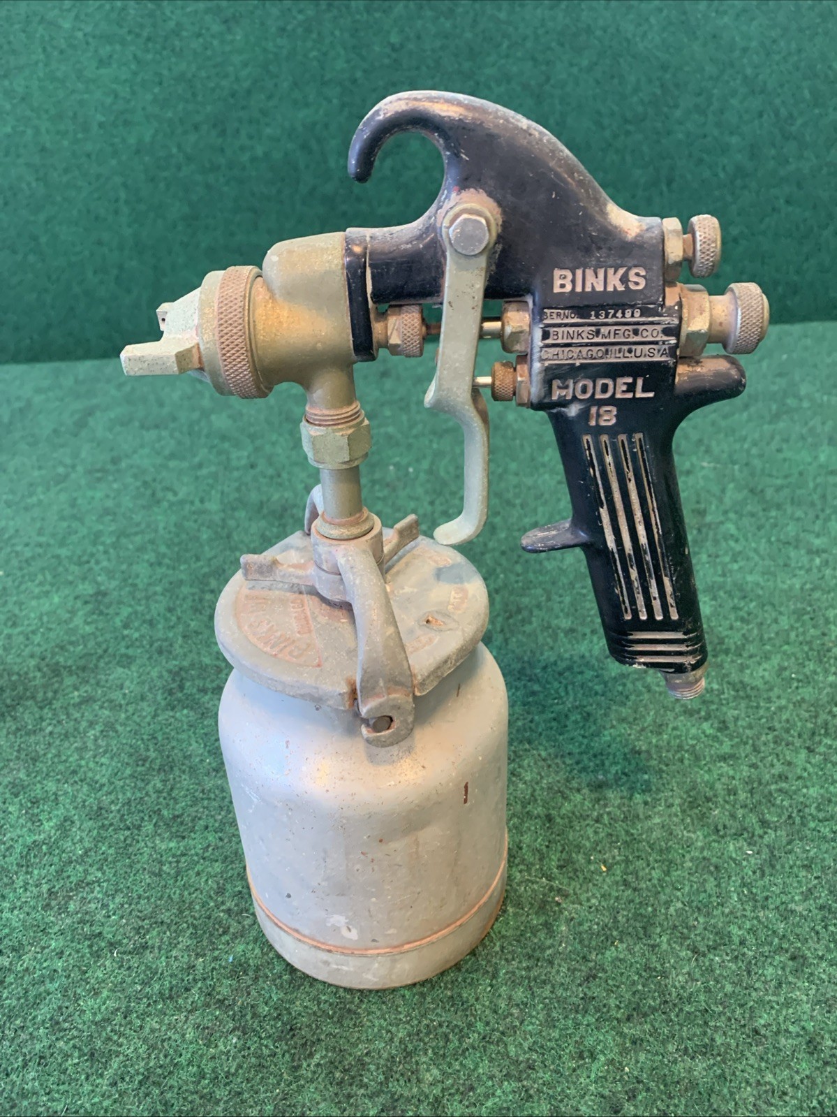 Binks Model 18 Paint Spray Gun. 66 SH Tested enjoy fast free shipping.
